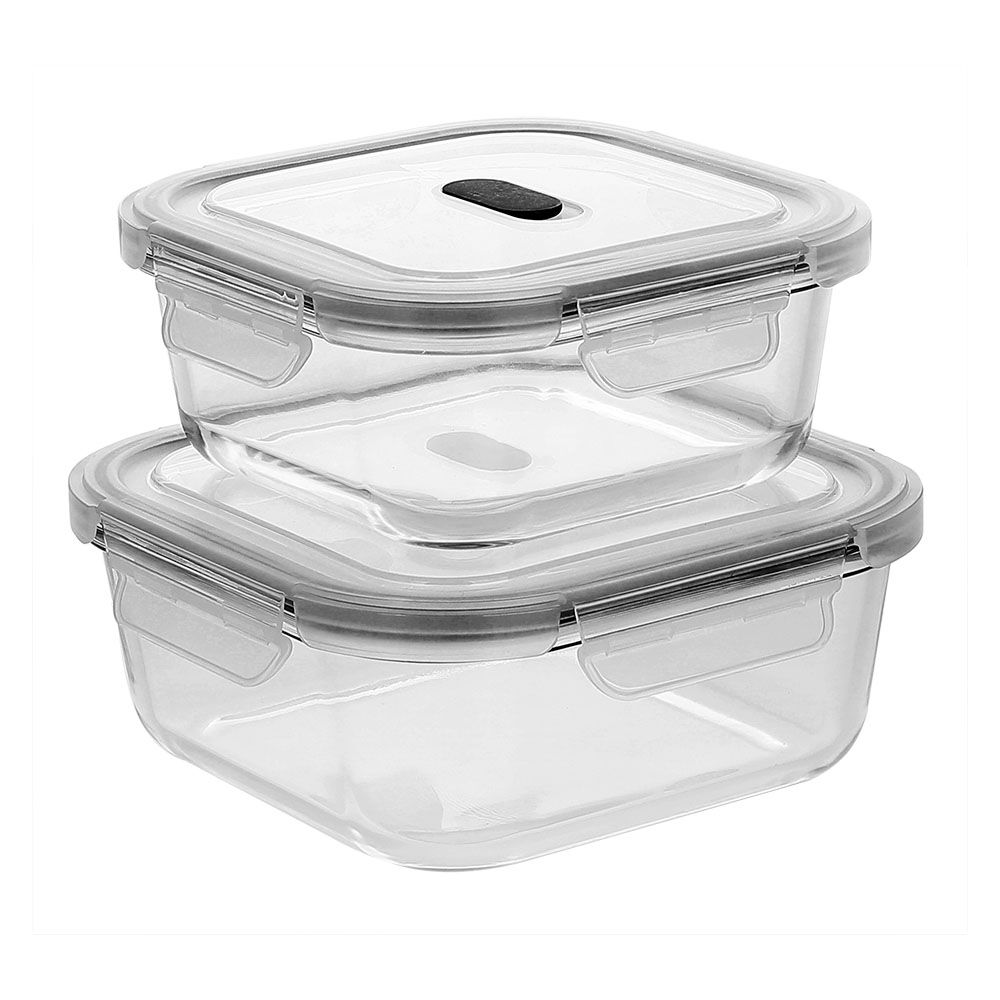 square temperred glass food container(11oz, 18oz, 27oz)