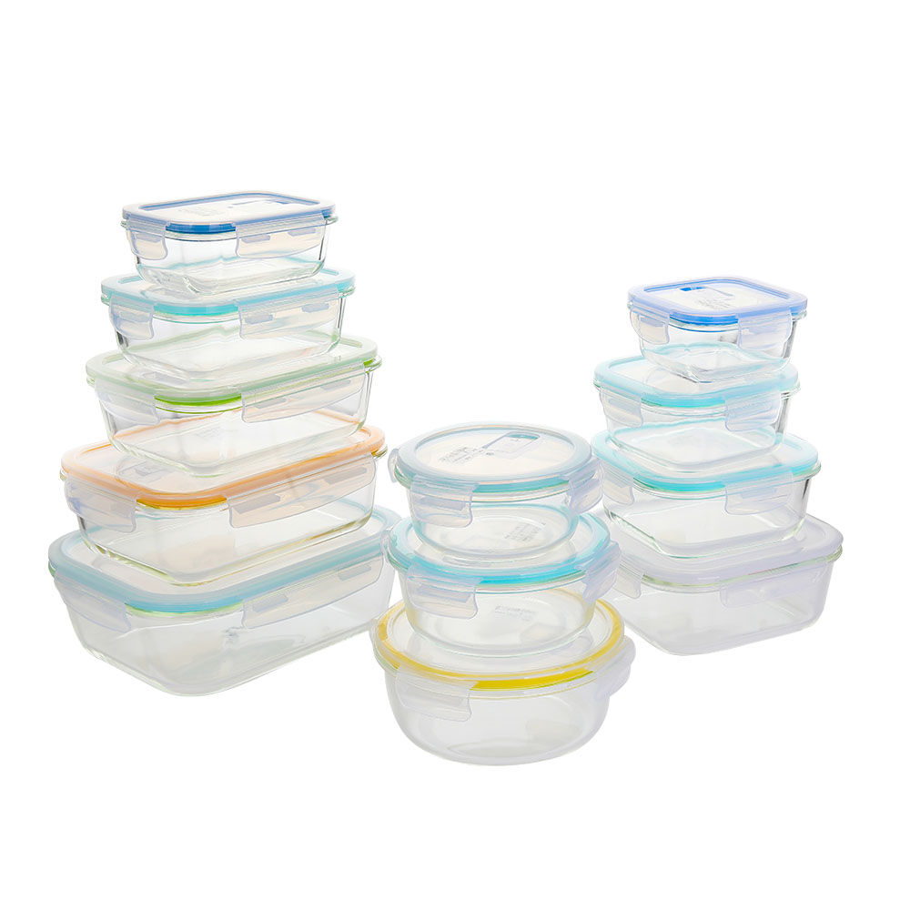 square temperred glass food container(11oz, 18oz, 27oz)