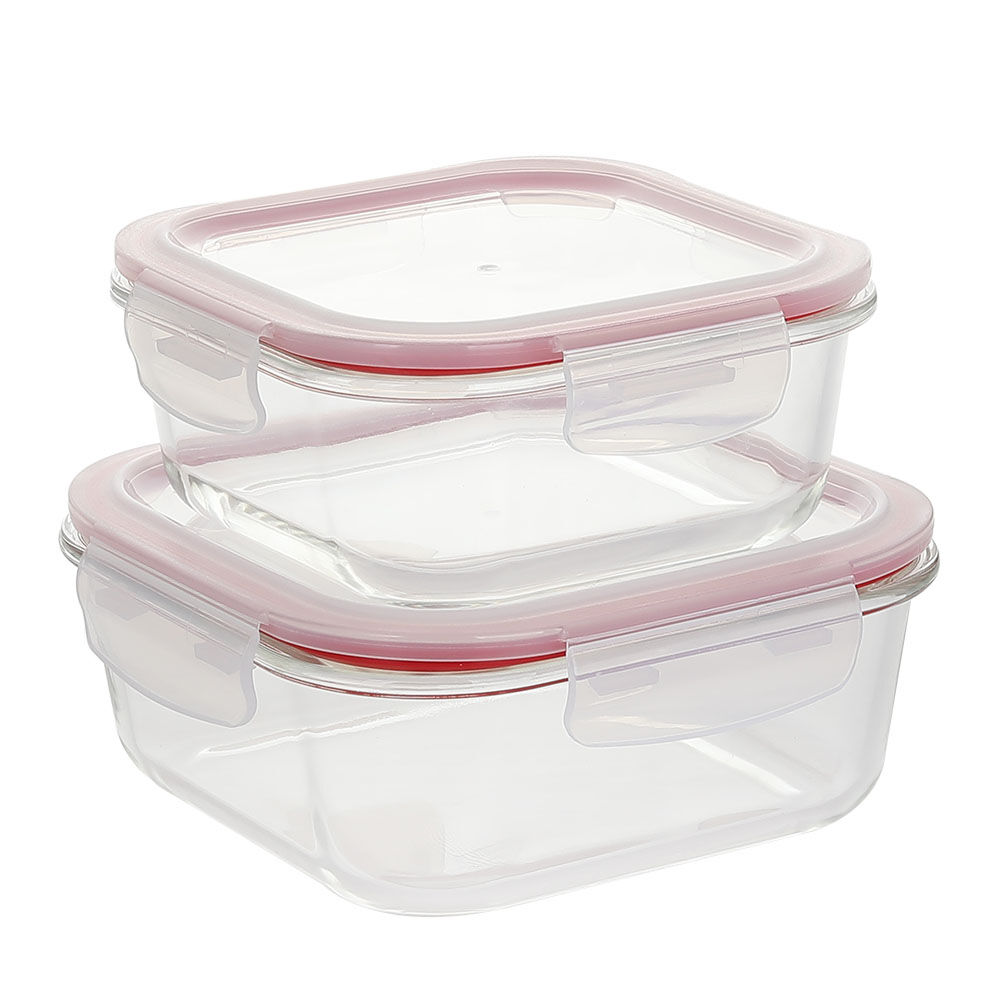 square temperred glass food container(11oz, 18oz, 27oz)