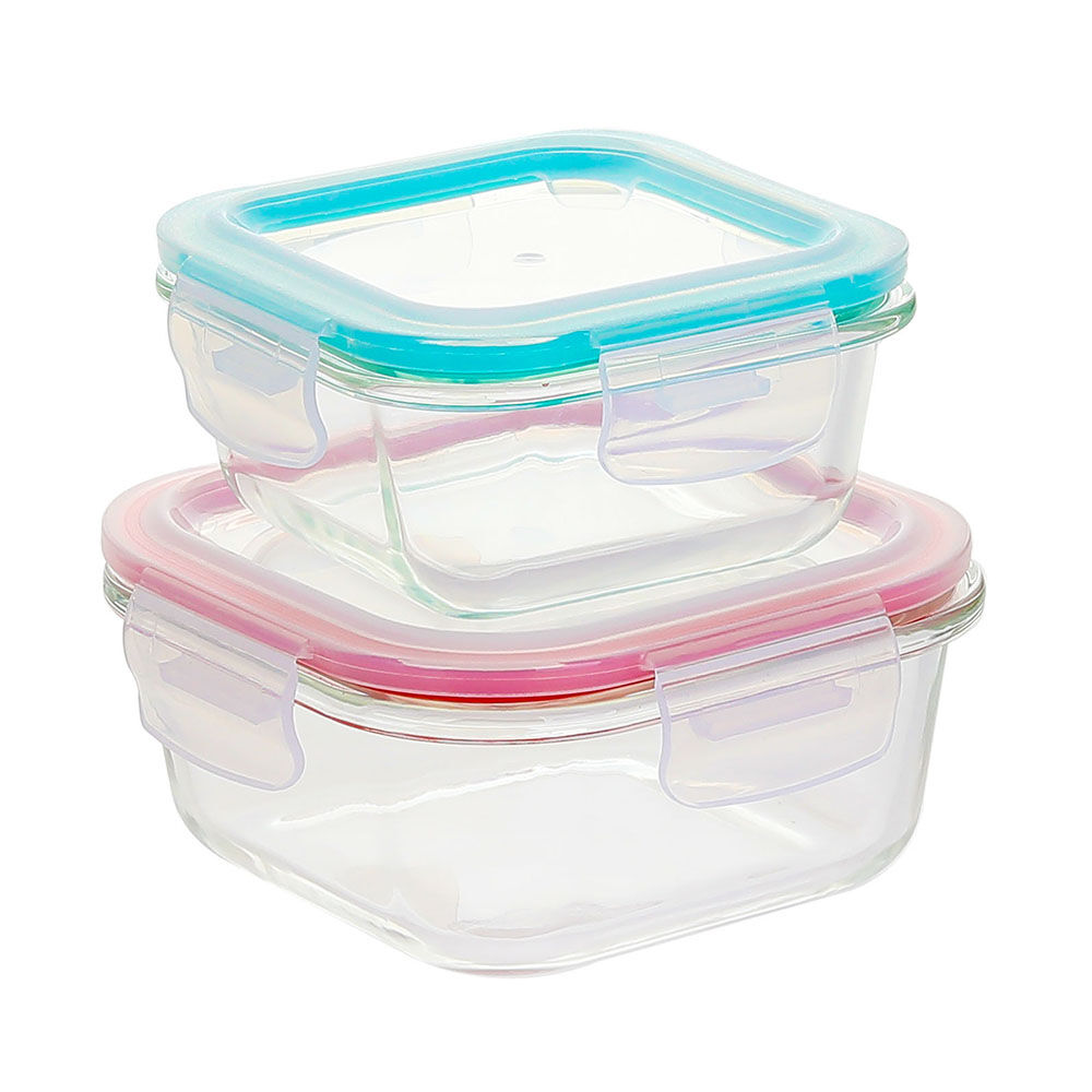 square temperred glass food container(11oz, 18oz, 27oz)