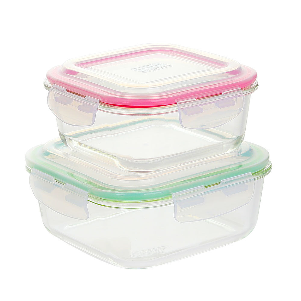 square temperred glass food container(11oz, 18oz, 27oz)