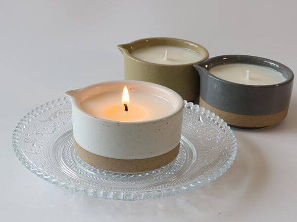 Bougies de massage embrassables