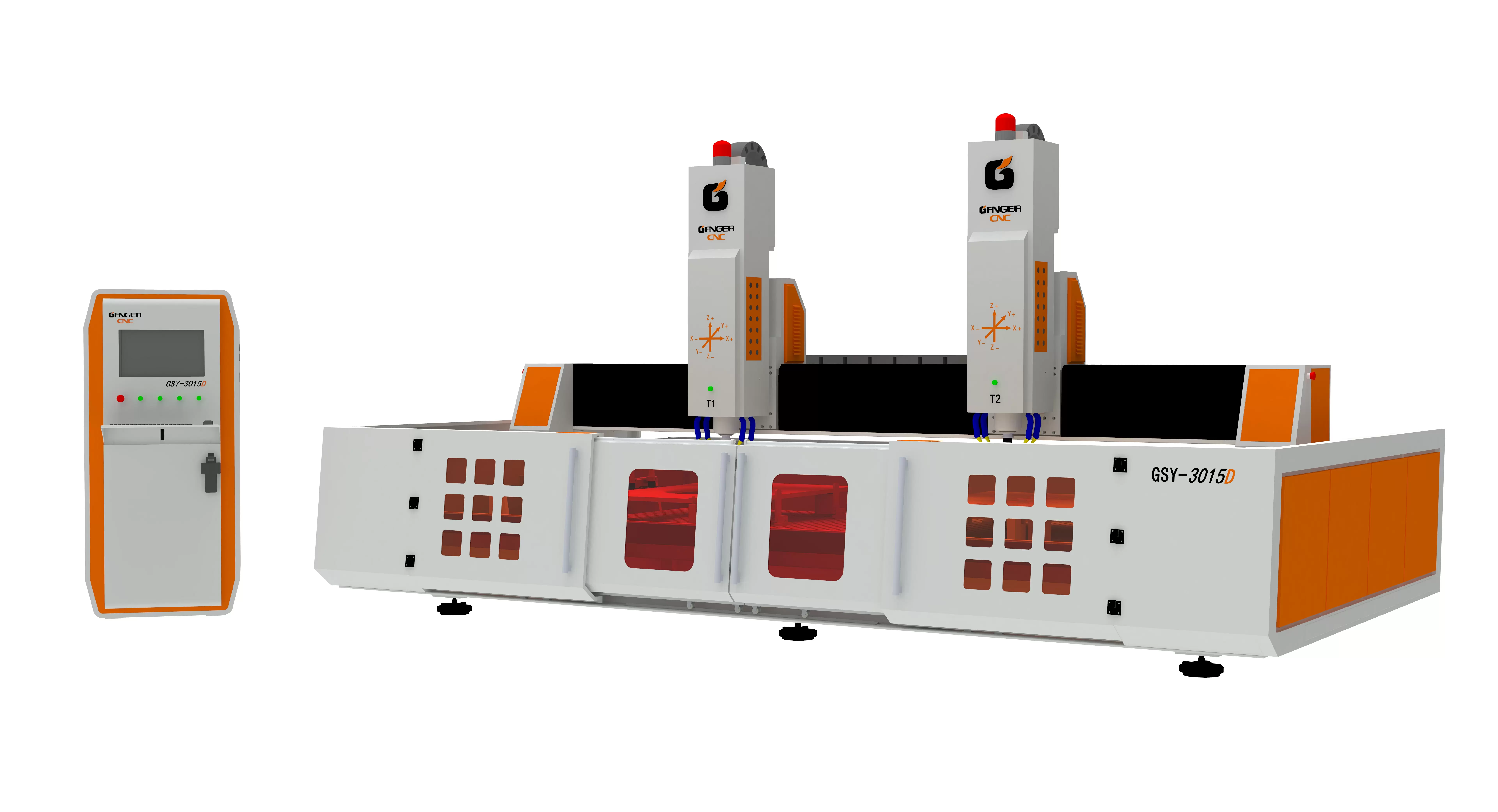 Two Heads CNC Machining Center for Countertops GSY-3015D