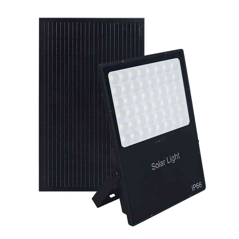 Aluminum Outdoor Garden Pathway Yard Patio Lawn Garage Stadium Smart Reflector IP65 Waterproof LED Solar Flood Light 100W 200W