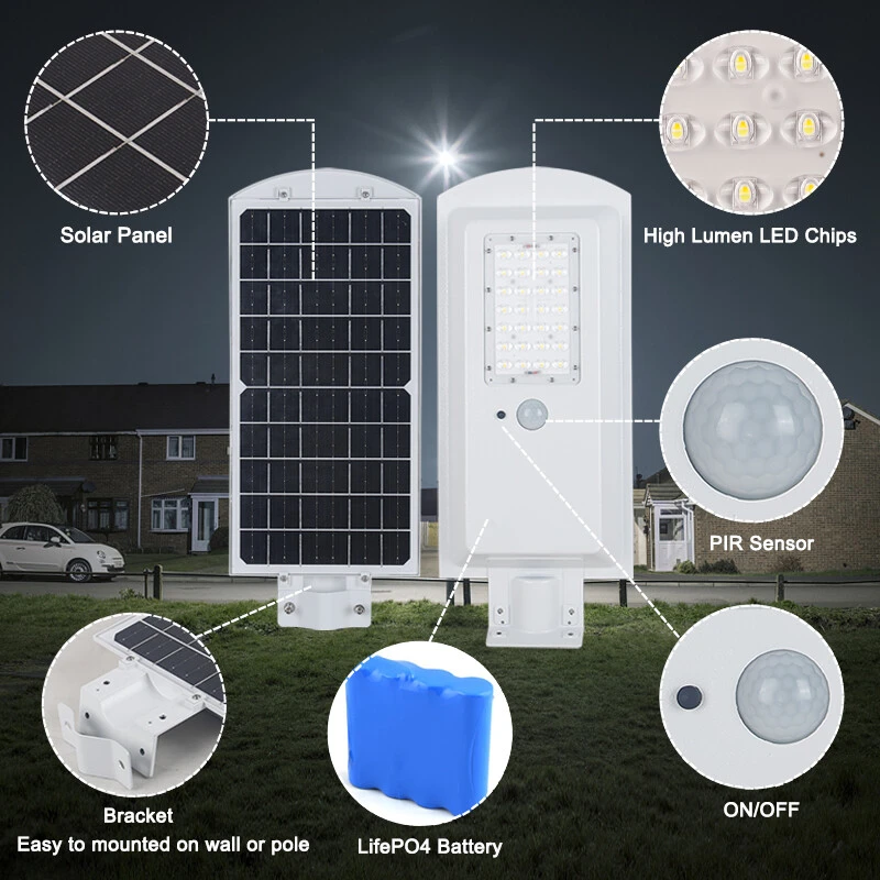 Commercial Solar Powered LED Street Lights