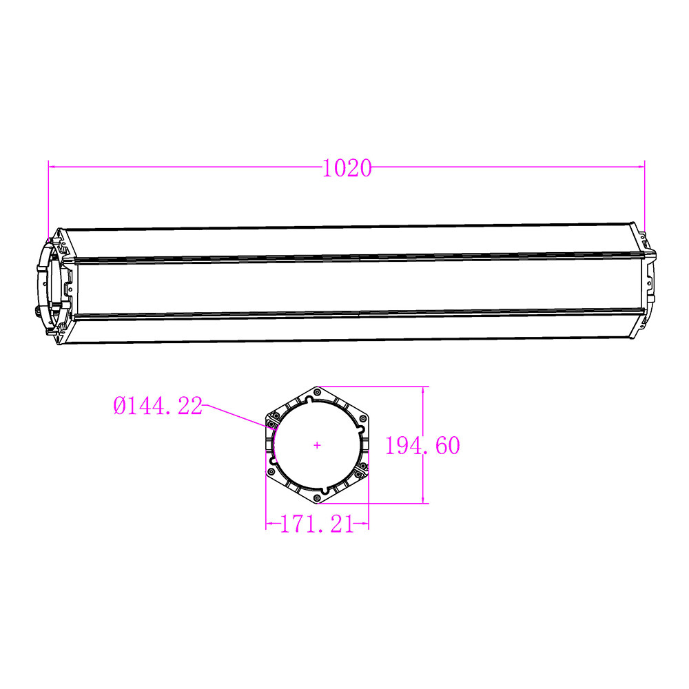 Xiuben Lighting Cylinder Hexahedral Solar Panel Solar System Wrap Solar Tube Panel Directly on the Street Light Pole for Solar Pole Camera Wifi Modular Solution