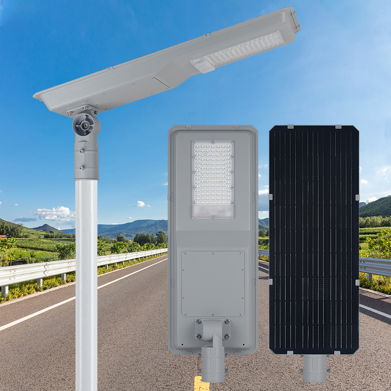 New Design Patent All in One Solar Street Light with LiFePO4 Battery & MPPT Controller