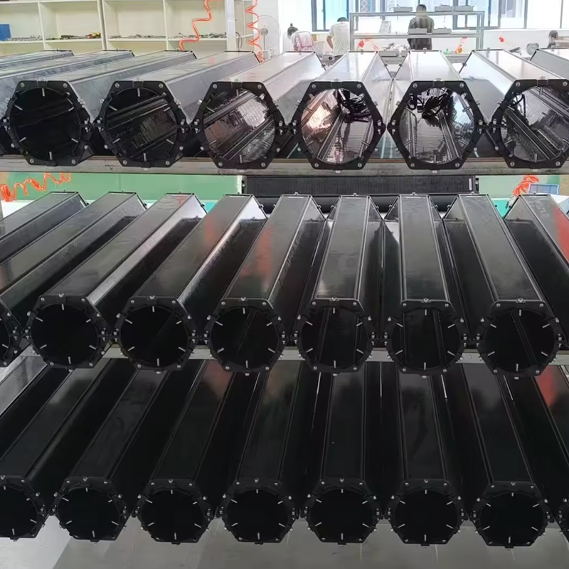 6-Sided Vertical Solar PV Tube | 360° Vertical Solar Panel for Street Lighting & Smart City Projects