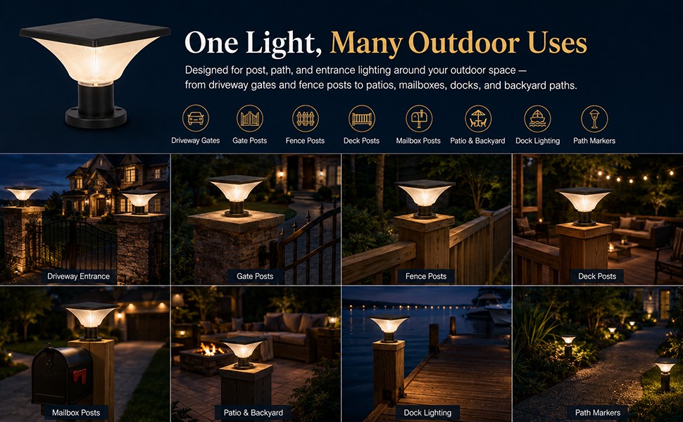 solar pillar light (16) solar pillar light (16)