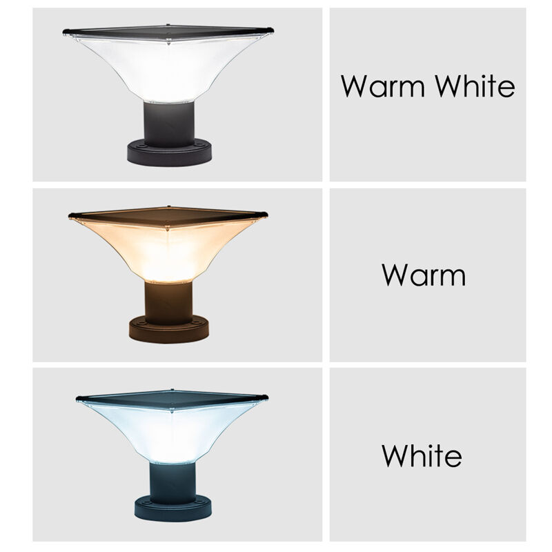 Xiuben Lighting high lumen outdoor waterproof led solar gate post pillar light