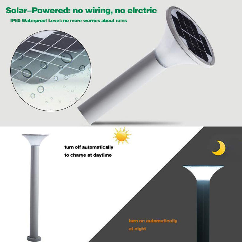 outdoor waterproof integrated solar garden light for Lawn, Patio, Yard, Walkway, Driveway