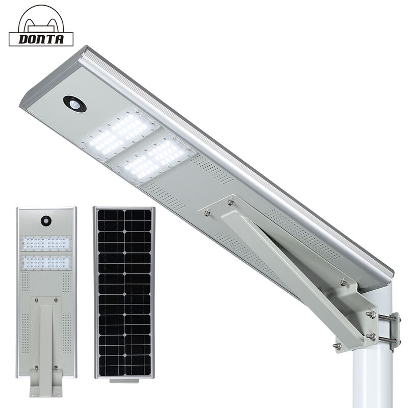 Xiuben Lighting 30w all in one solar powered street lamp dusk to dawn with motion sensor