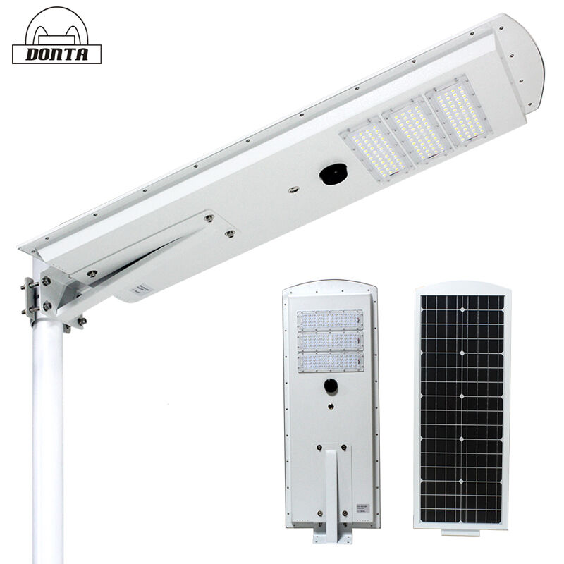 50W IP65 outdoor adjustable motion sensor integrated all in one led solar street light
