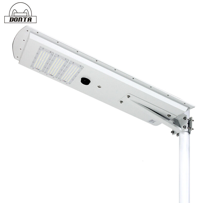 50W IP65 outdoor adjustable motion sensor integrated all in one led solar street light