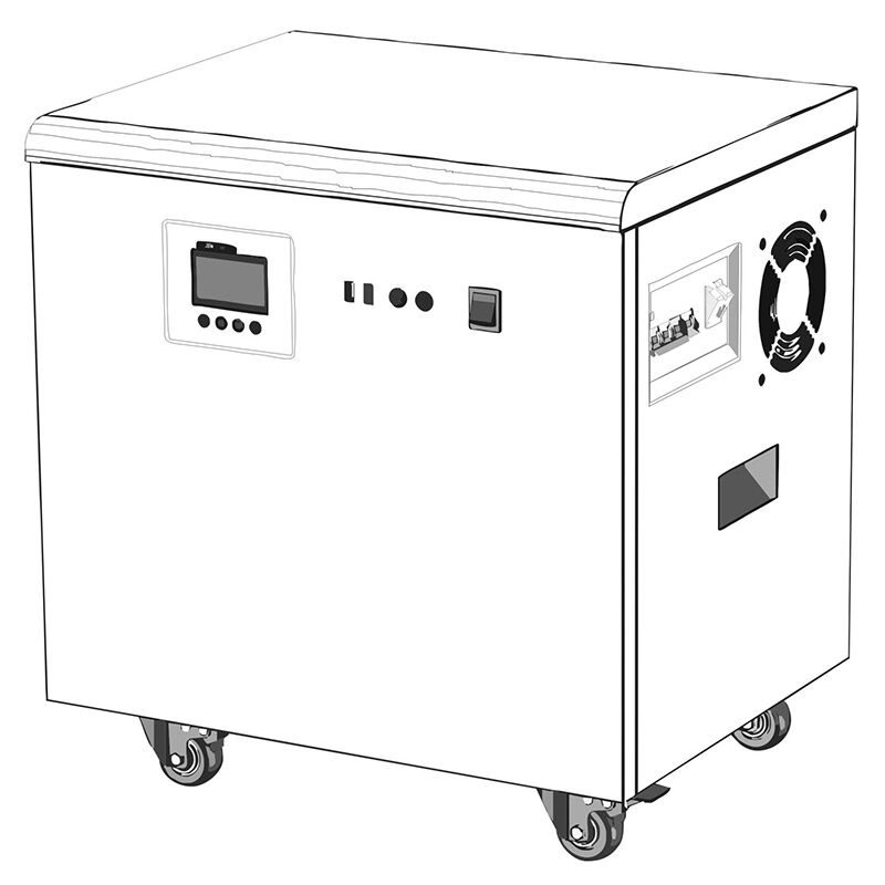 Hybrid MPPT inverter solar power system 5000W