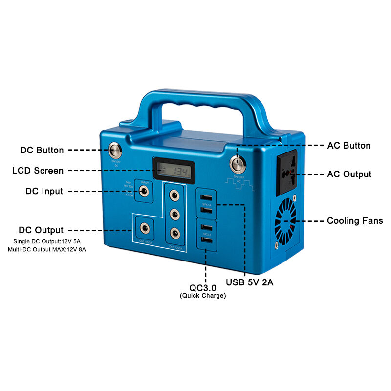 Xiuben Lighting 300W Portable Power Station 288Wh 110V 220V Solar Generator