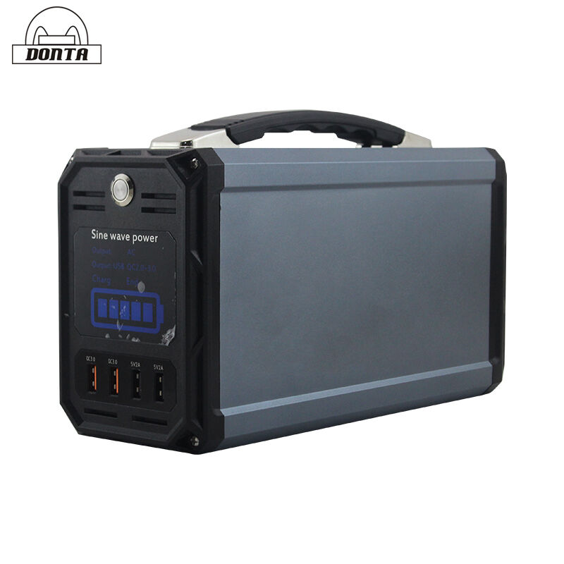 Solar power system portable energy storage power 300W power station 220V battery generator