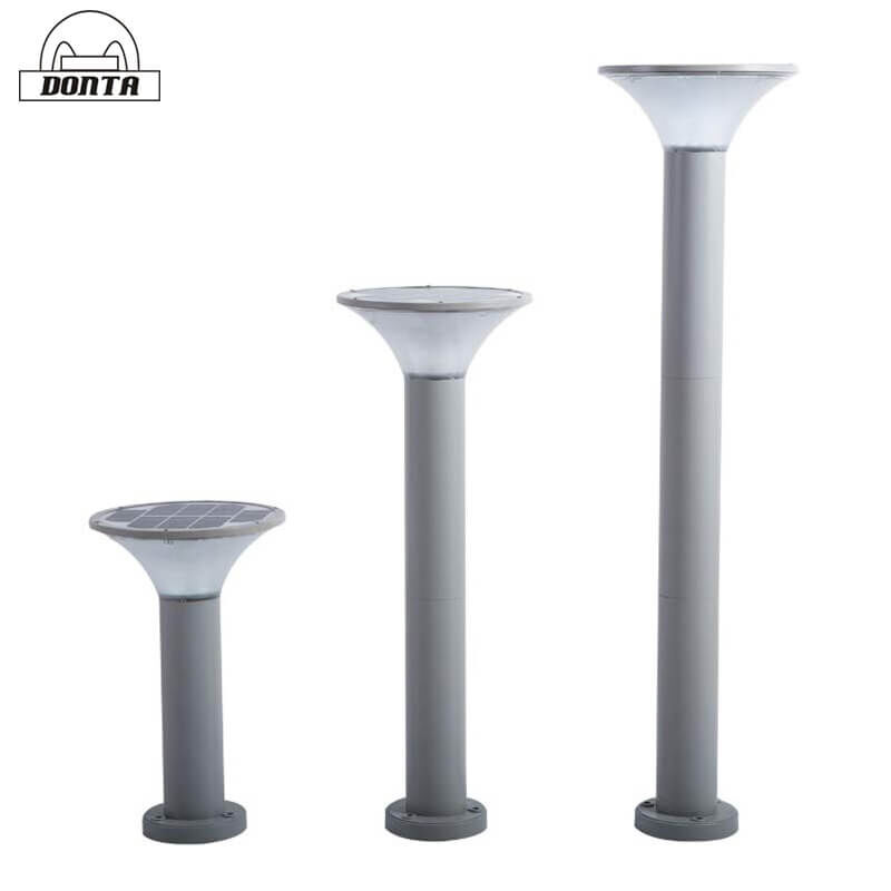 5w outdoor waterproof integrated solar garden light for lawn, patio, yard, walkway, driveway aluminum solar path courtyard light