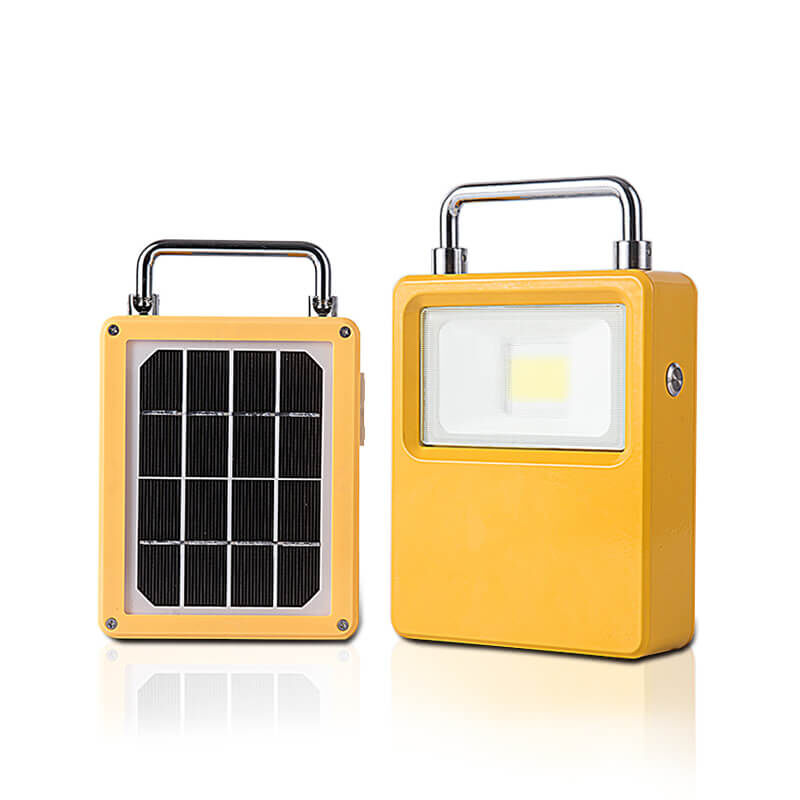 10W Rechargeable Work Light with Solar Panel,Cordless LED Work Light,New Design Portable LED Camping Light