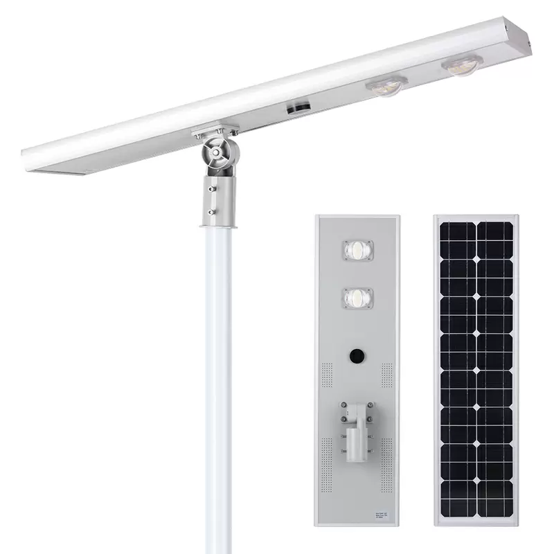 intergrated solar street lights motion sensor dusk to dawn