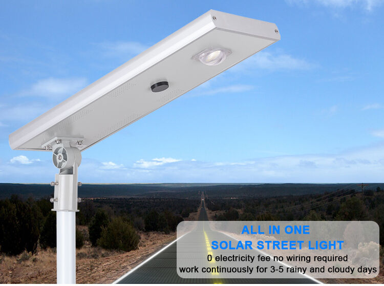 China factory price high lumen motion sensor solar street lights outdoor pathway 30w