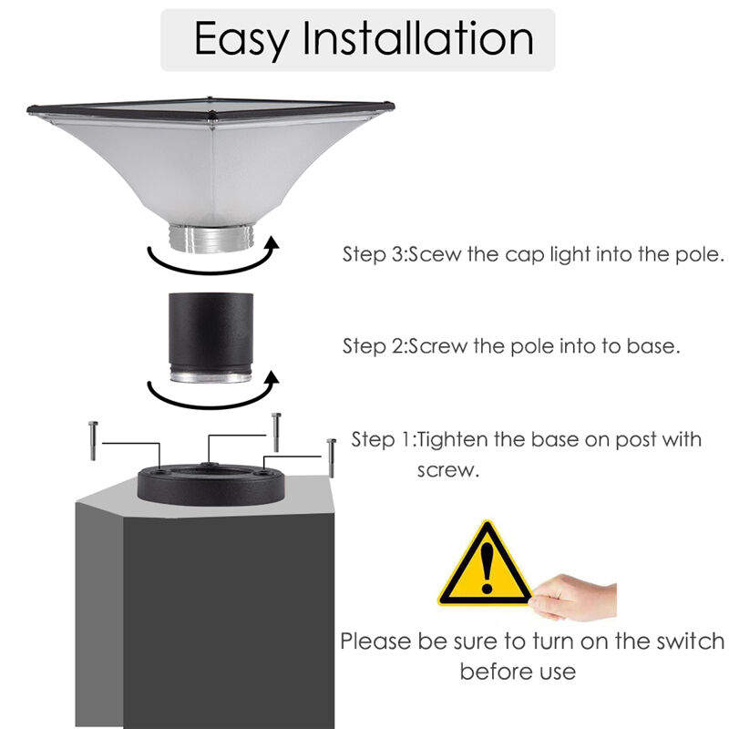 Xiuben Lighting SG-1 Solar deck post light