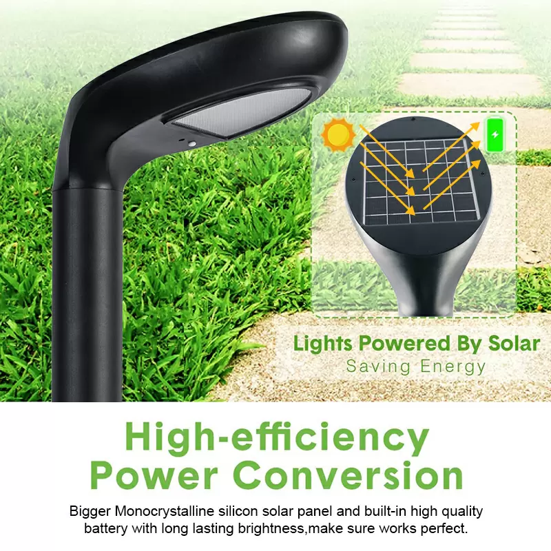 Solar powered yard light