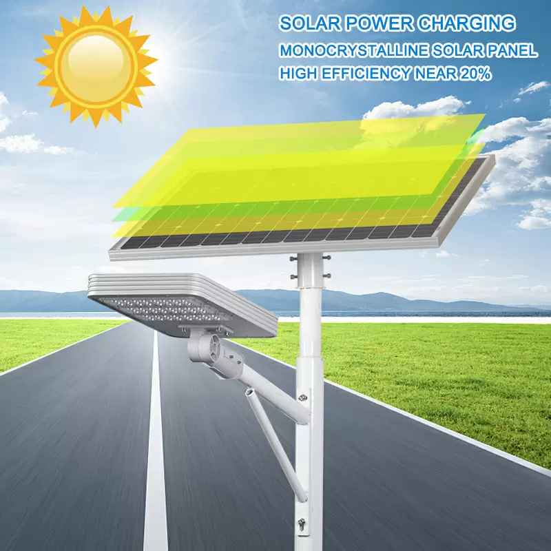 All in two street solar light outdoor