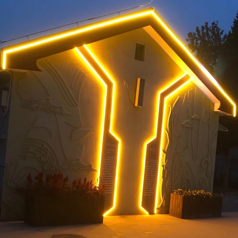 outdoor waterproof solar powered led strip light