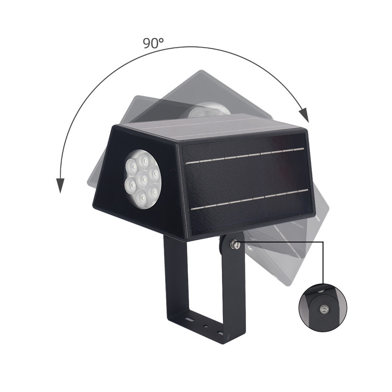 Xiuben Lighting Smart Control System Auto On/Off Waterproof Solar Spot Lights Outdoor Garden Yard Pathway Driveway Pool Area