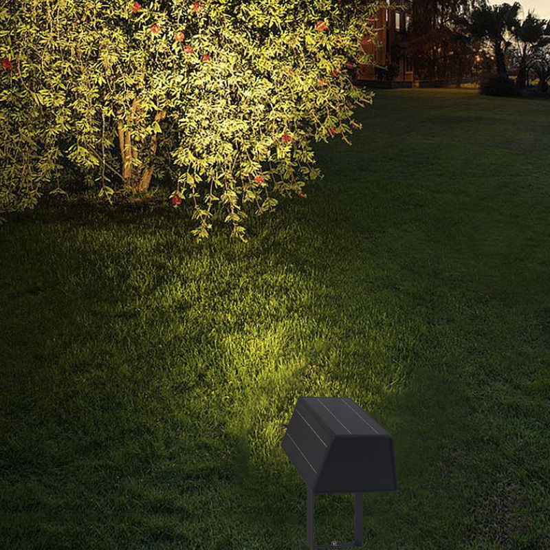 Xiuben Lighting Smart Control System Auto On/Off Waterproof Solar Spot Lights Outdoor Garden Yard Pathway Driveway Pool Area