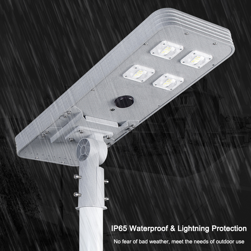 Xiuben Lighting TR248A hot sale energy saving road all in one solar powered led street light outdoor ip65 waterproof
