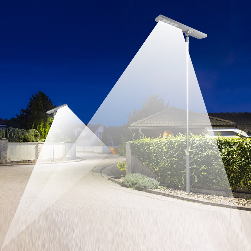 brightest intelligent off grid street light post solar 200 watts self cleaning automatic on off