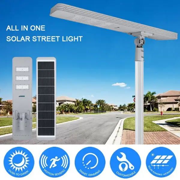 solar powered led street light