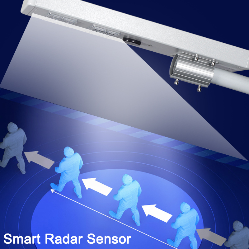 Xiuben Lighting LYA30 outdoor waterproof smart motion sensor integrated led solar street light 