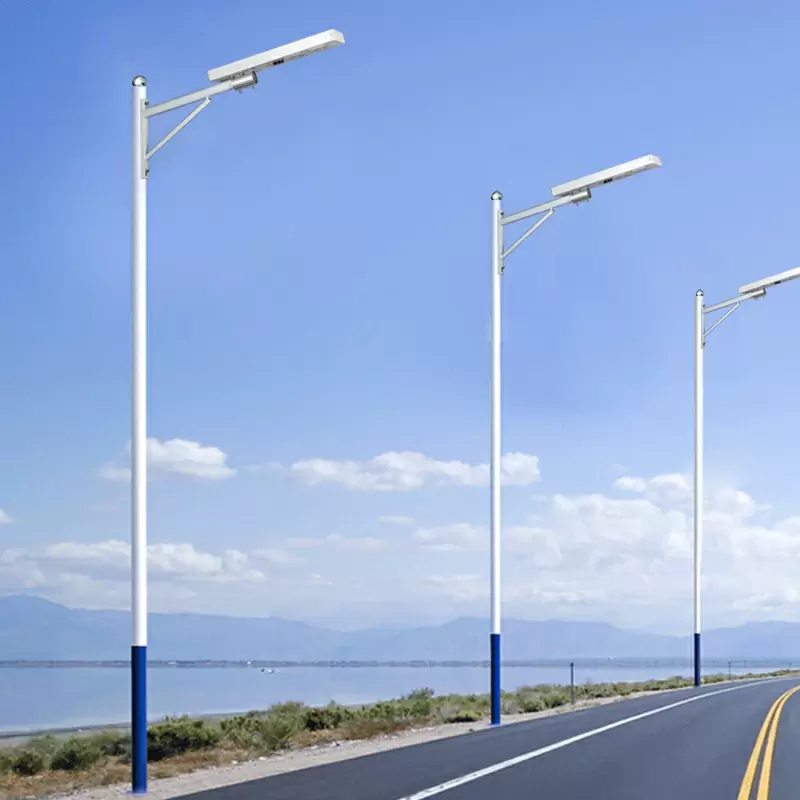 outdoor waterproof motion sensor auto dimming smart switch led all in one solar street light with remote