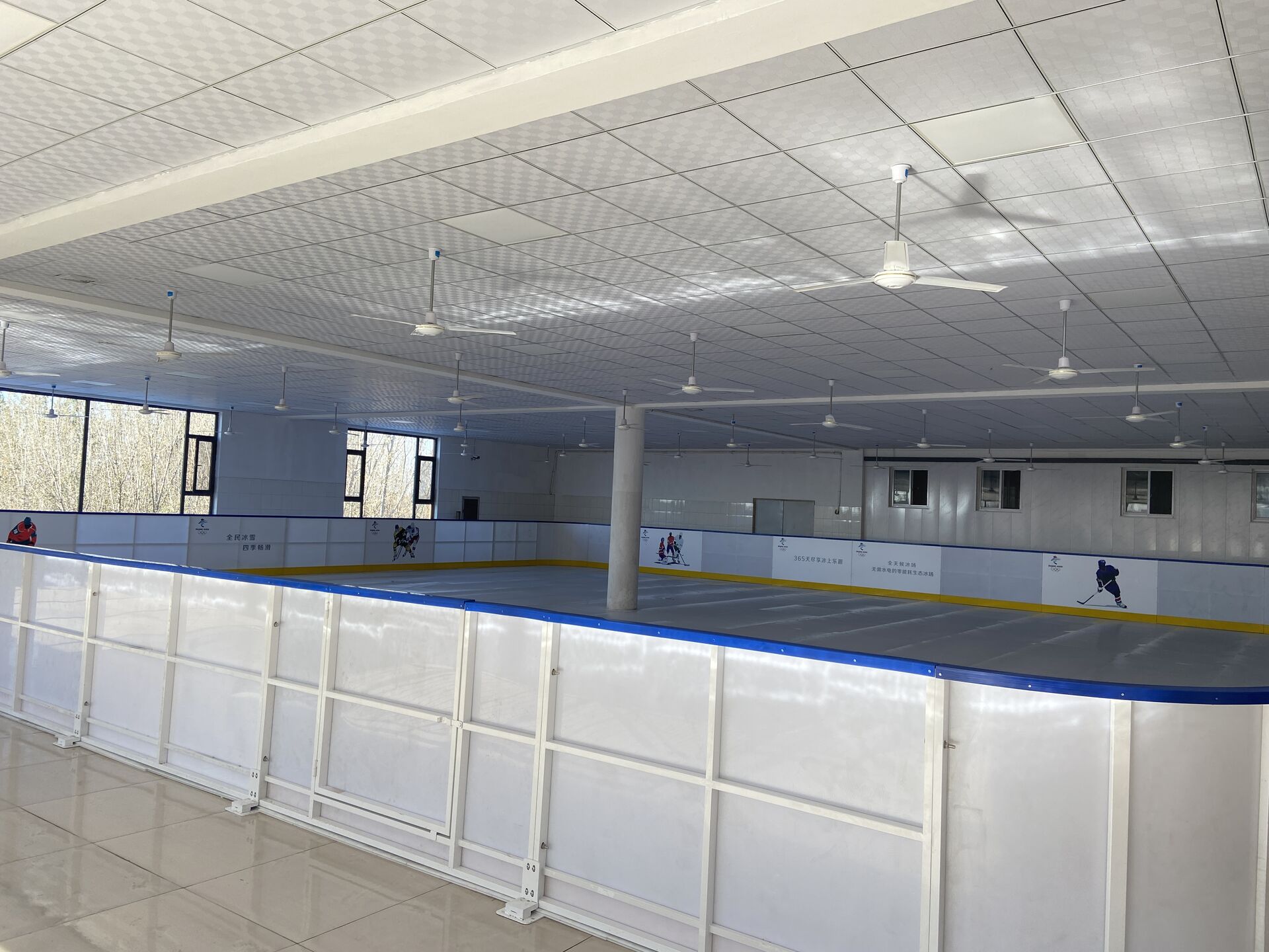 A New Round School Synthetic Ice rink Project Completed, Contribute to the “2022 Beijing Winter Olympic Games”