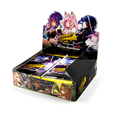 Manufacturer Wholesale Custom Trading Card Booster Pack Matte Finish Board Game in Paper Material Family Eco-Friendly Durable