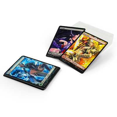 Custom Manufacturer Printed 63X88MM Holographic Foil Anime Collectible Trading Card Game Made From High Quality Paper