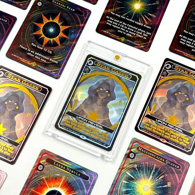 Verified Manufacturer Custom Design Holographic Foil Stamping TCG Trading Card Game Sport Anime Collectibles Card with Packaging