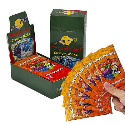 Custom Manufacturer Collection Trading Cards Sport Cards Booster Box Holographic Foil Football Anime Printing Trading Card Game