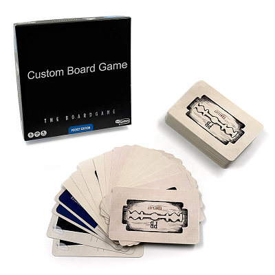 OEM/ODM Customized Funny Carrom Board & Table Game Set for Kids' Play-Paper Board Game with Printed Patterns
