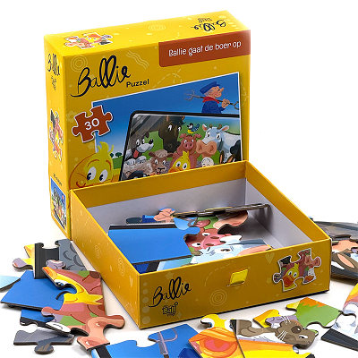 Custom Manufacturer Puzzles Game 30-Piece Large-Size Animal Jigsaw Interactive Learning Paper Jigsaw Puzzle Kids Puzzle