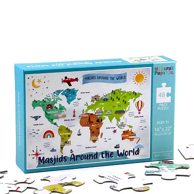 Custom Eco-Friendly Boxed Packed Cartoon DIY Puzzle Toys for Kids Inspired Jigsaw Puzzle Game Manufacturer