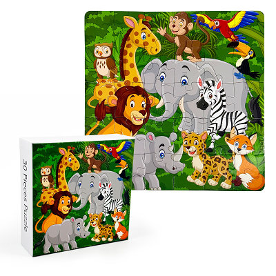OEM Custom Personalized Design Print High Quality Jigsaw Puzzle Custom 30 300 Big Pieces Anime Children Premium Jigsaw Puzzle