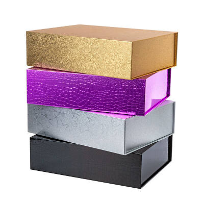 Custom Logo Luxury Cardboard Magnetic Flat Folding Gift Box