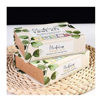 Custom Book Shaped Kraft Paper Magnetic Gift Box