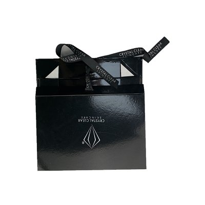 Luxury pewter clothes/shoes packaging magnets folding gift box with ribbon