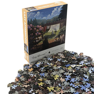Lazy Afternoon - Cat jigsaw puzzle 1000 pieces