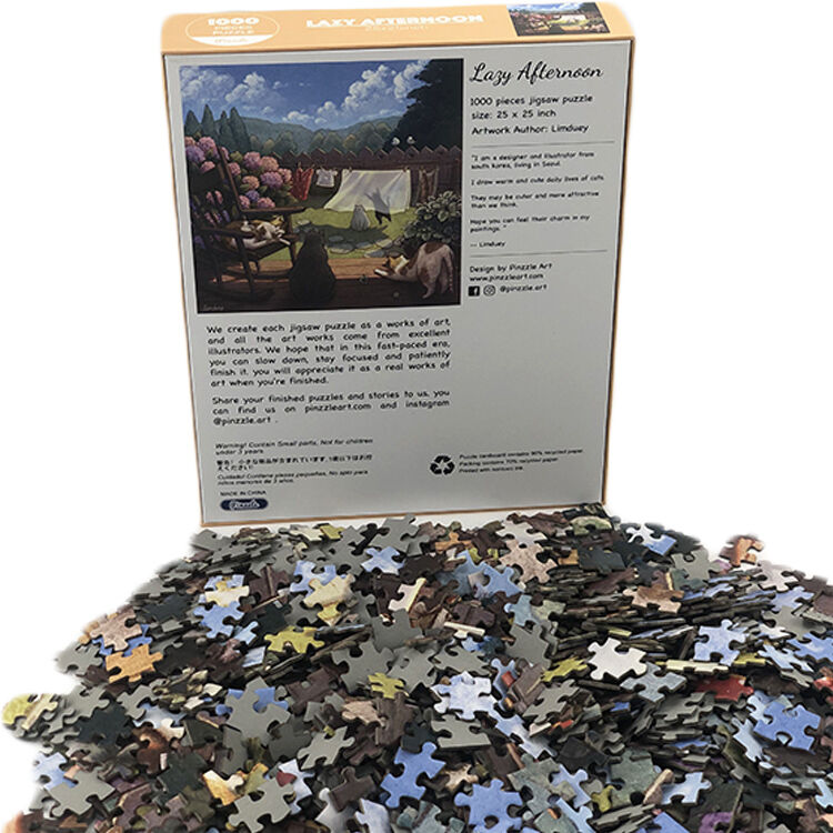 Lazy Afternoon - Cat jigsaw puzzle 1000 pieces
